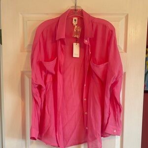 Elegant Pink Women's Blouse